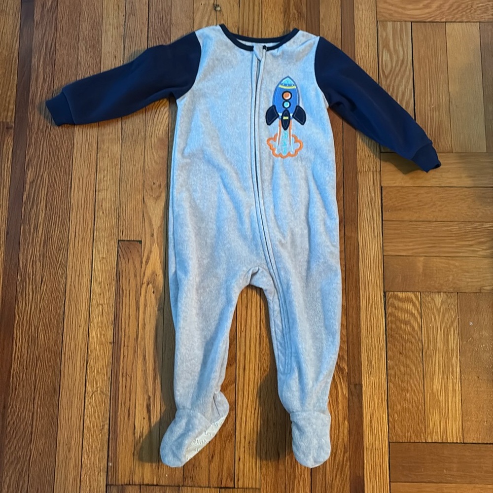 Baby boy footie soft pajamas